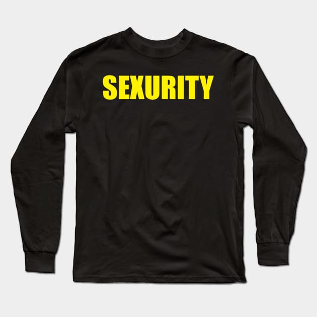 Sexurity Long Sleeve T-Shirt by portraiteam